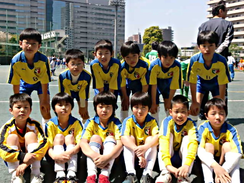 八潮fc 全日本少年サッカー大会東京都第8ブロック大会開会式 6年 14年4月12日 八潮fcジュニア
