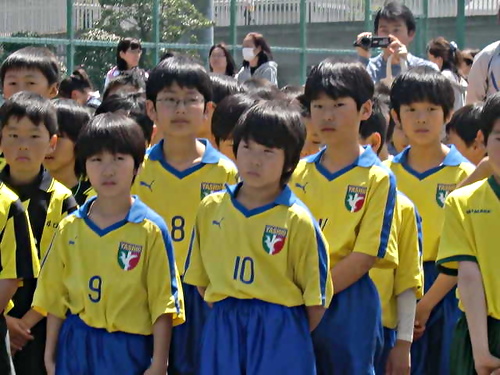 八潮fc 全日本少年サッカー大会東京都第8ブロック大会開会式 6年 14年4月12日 八潮fcジュニア