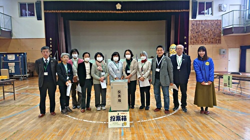 アイキャッチ: Ｒ3.12.17 鈴ヶ森小学校で出前模擬選挙