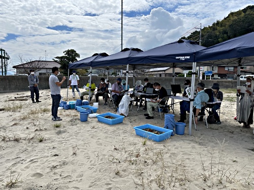 アイキャッチ: 岩国市神代港でアマモ場の再生活動体験会を開催しました！