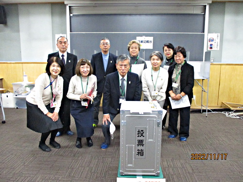 アイキャッチ: R.4.11.17 荏原平塚学園で出前模擬選挙