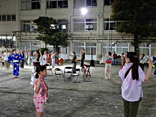 アイキャッチ: 延山小学校で盆踊り！