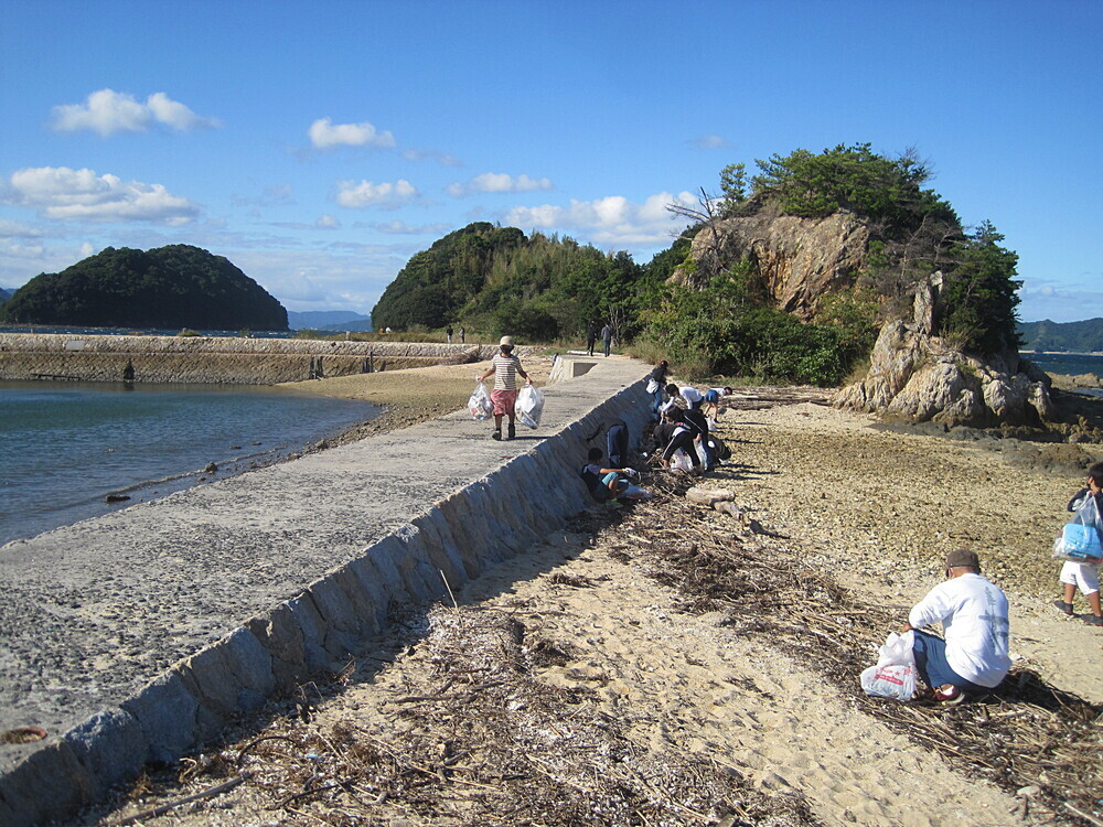 ごみゼロの日、海岸清掃