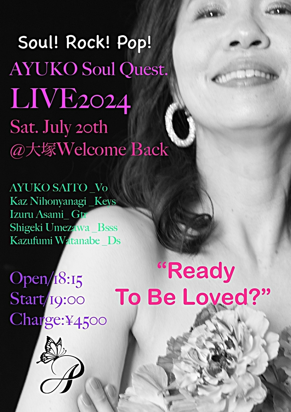 AYUKO Soul Quest. LIVE 2024 "Ready To Be Loved?"